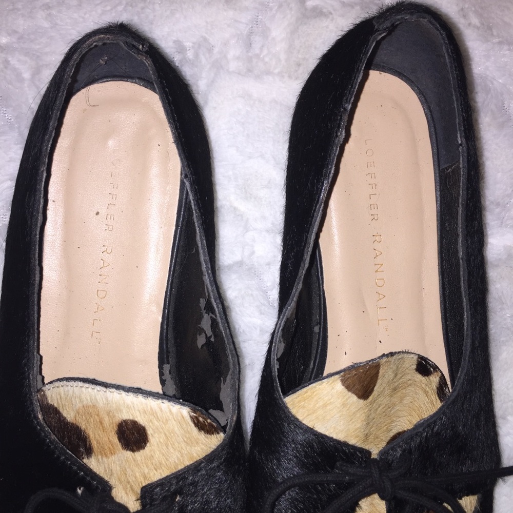 Loeffler Randall Beatriz Cheetah Oxfords 6.5 - Picture 5 of 8